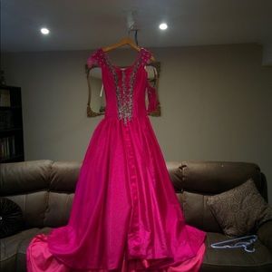 Beautiful magenta dress